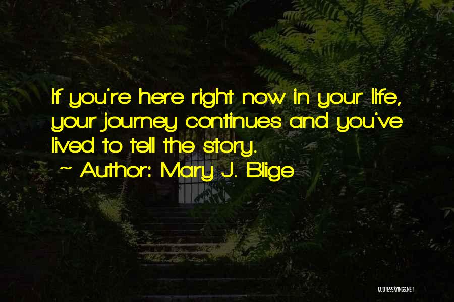 Our Journey Continues Quotes By Mary J. Blige