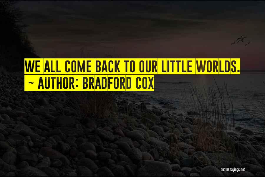 Our Little World Quotes By Bradford Cox