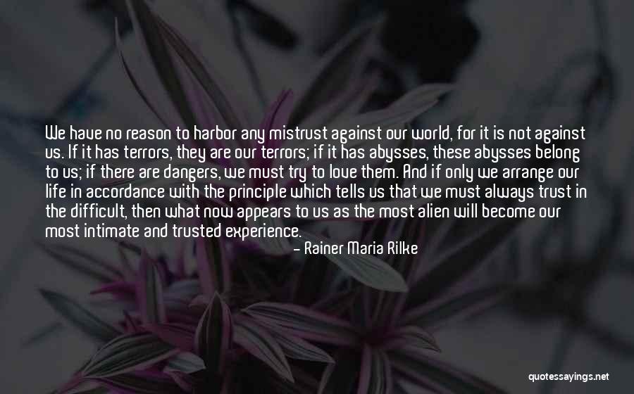 Our Love Against The World Quotes By Rainer Maria Rilke