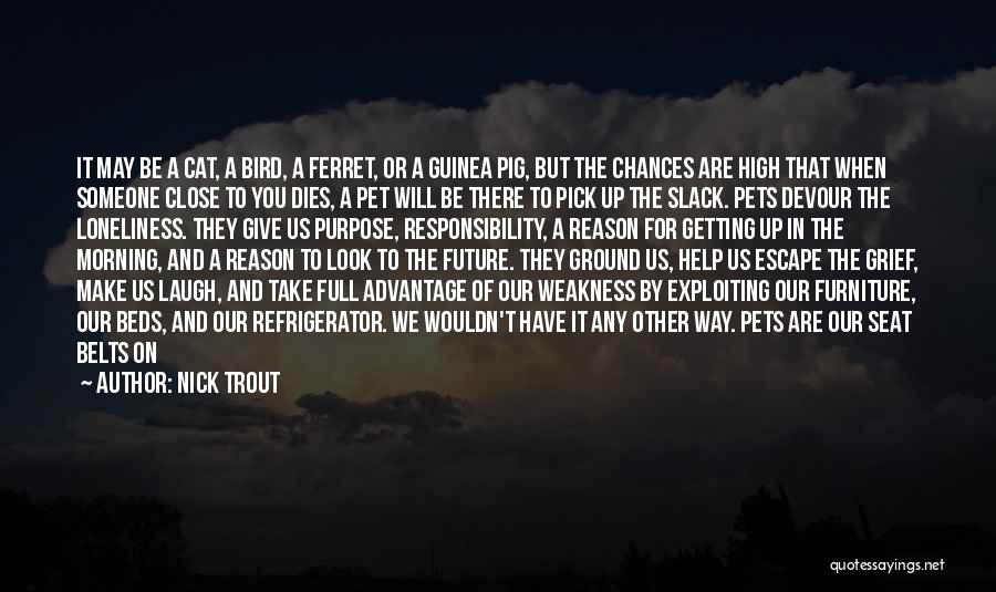Our Love Dies Quotes By Nick Trout