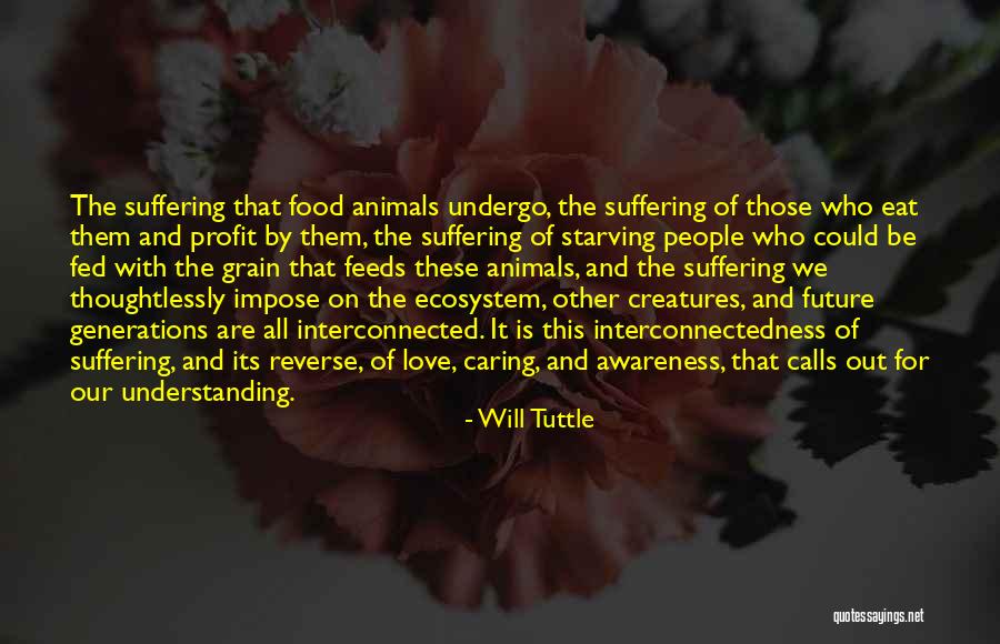 Our Love For Animals Quotes By Will Tuttle