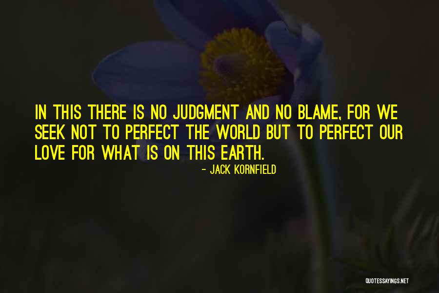 Our Love Is Not Perfect Quotes By Jack Kornfield