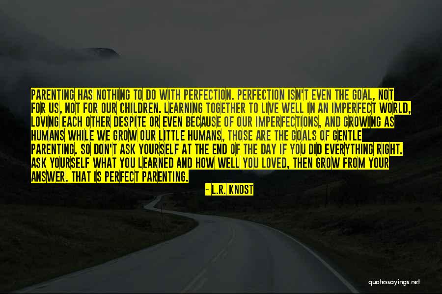 Our Love Is Not Perfect Quotes By L.R. Knost