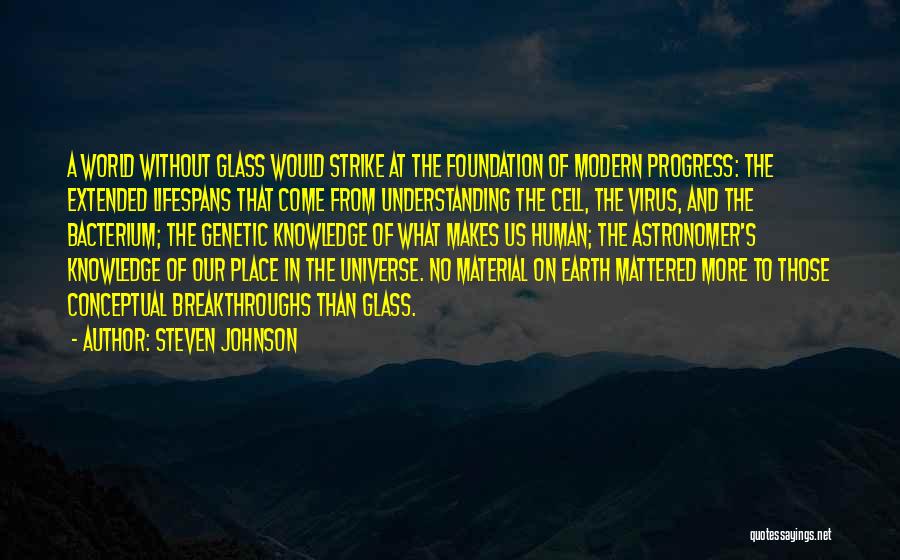 Our Modern World Quotes By Steven Johnson