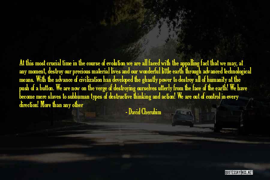 Our Moment In Time Quotes By David Cherubim