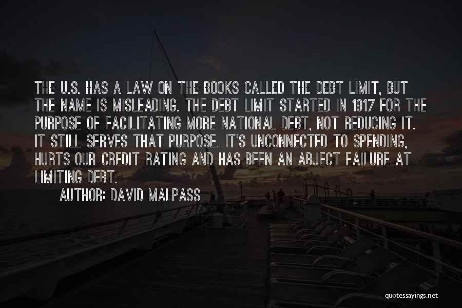 Our National Debt Quotes By David Malpass