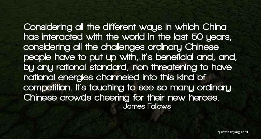 Our National Hero Quotes By James Fallows