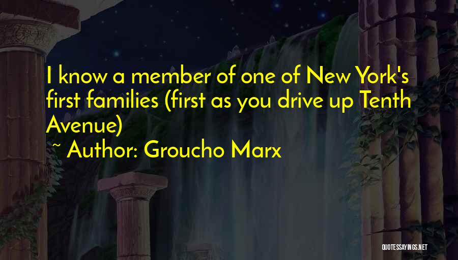 Our New Family Member Quotes By Groucho Marx