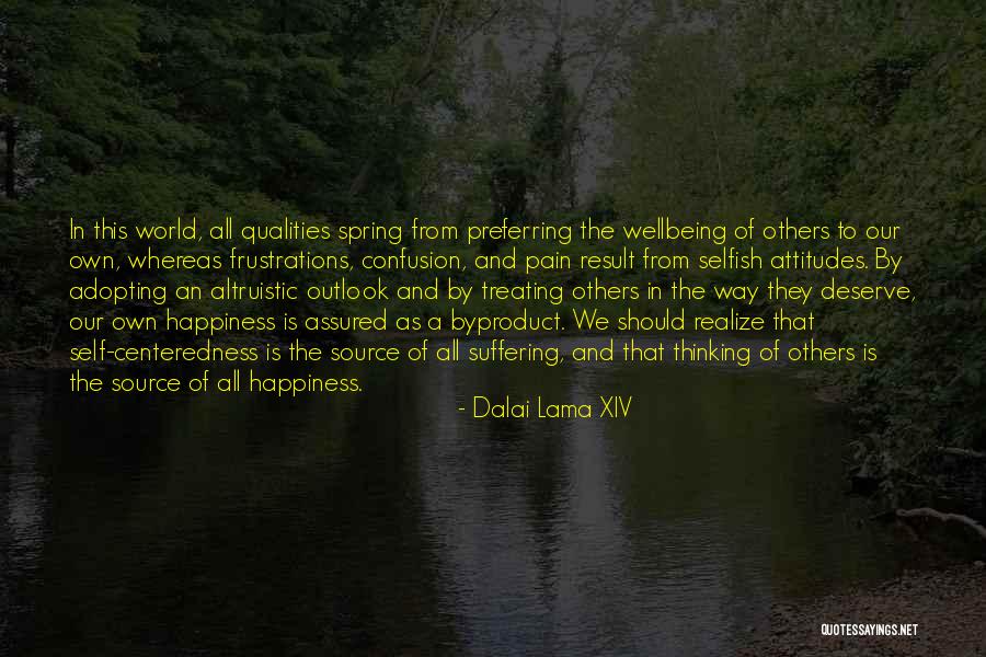 Our Own Attitudes Quotes By Dalai Lama XIV Our Own Attitudes Quotes By Dalai Lama XIV