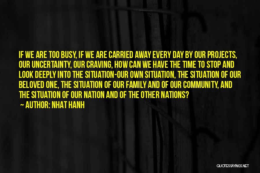 Our Own Family Quotes By Nhat Hanh