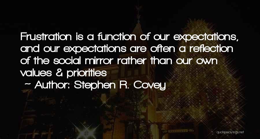 Our Own Reflection Quotes By Stephen R. Covey