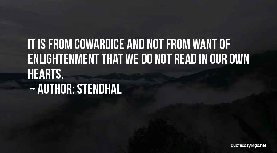 Our Own Self Quotes By Stendhal