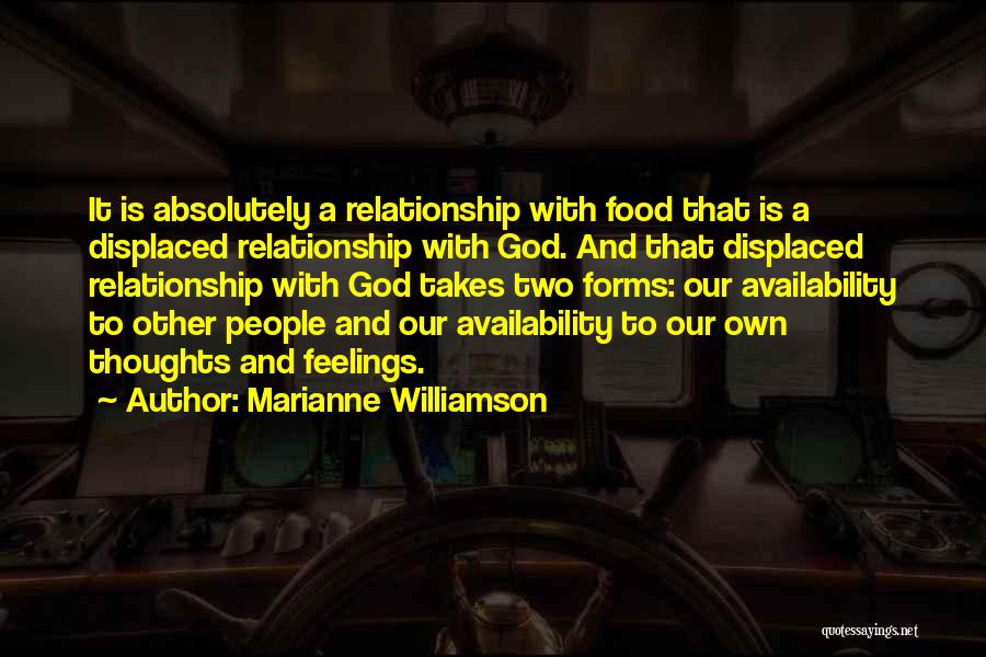Our Own Thoughts Quotes By Marianne Williamson