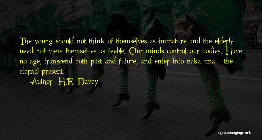 Our Past And Future Quotes By H.E. Davey