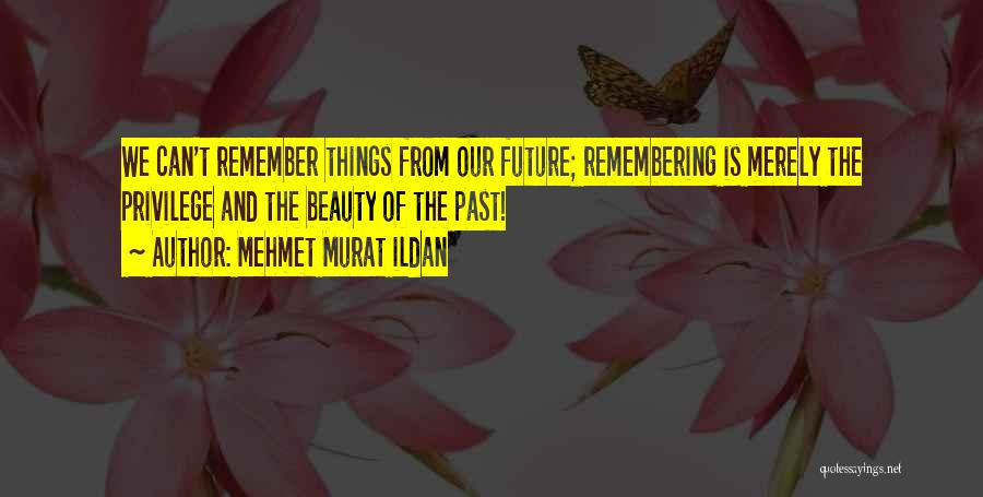 Our Past And Future Quotes By Mehmet Murat Ildan