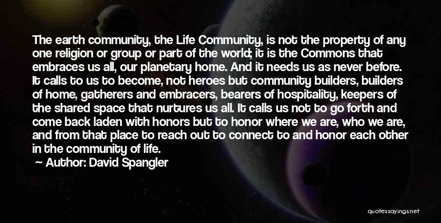 Our Place In Life Quotes By David Spangler