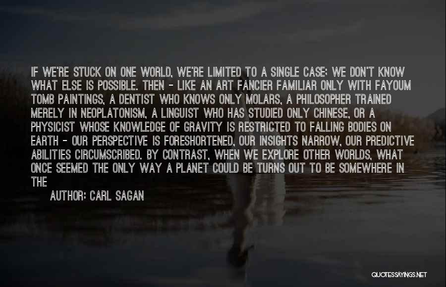 Our Planet Earth Quotes By Carl Sagan