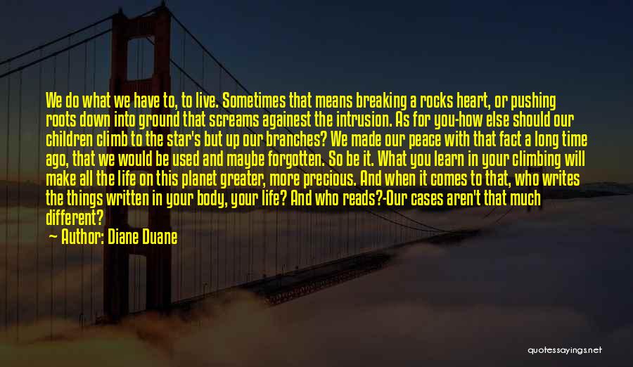 Our Precious Life Quotes By Diane Duane