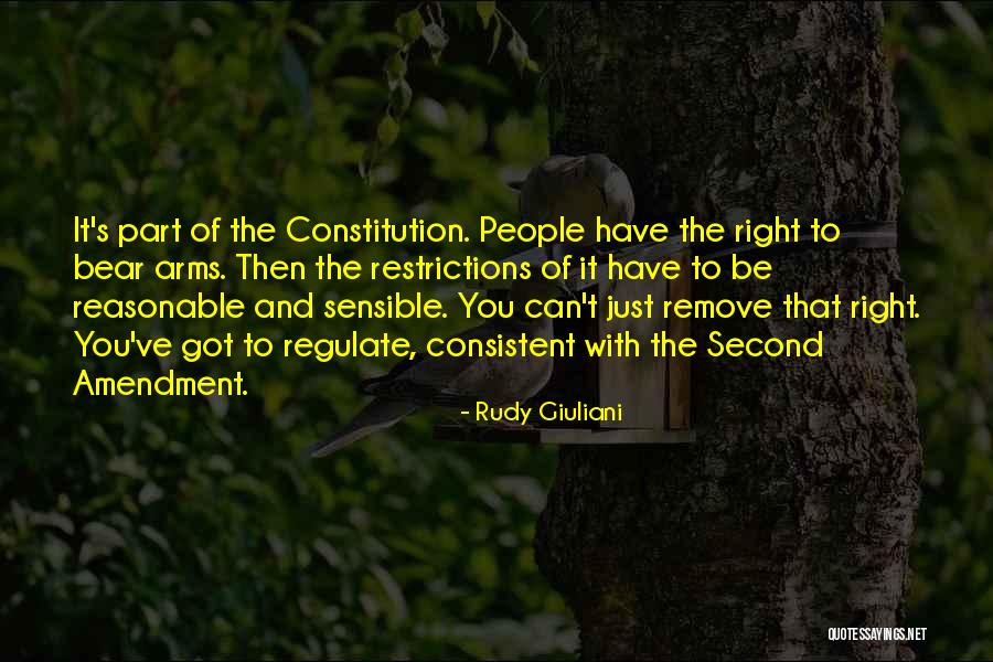 Our Right To Bear Arms Quotes By Rudy Giuliani