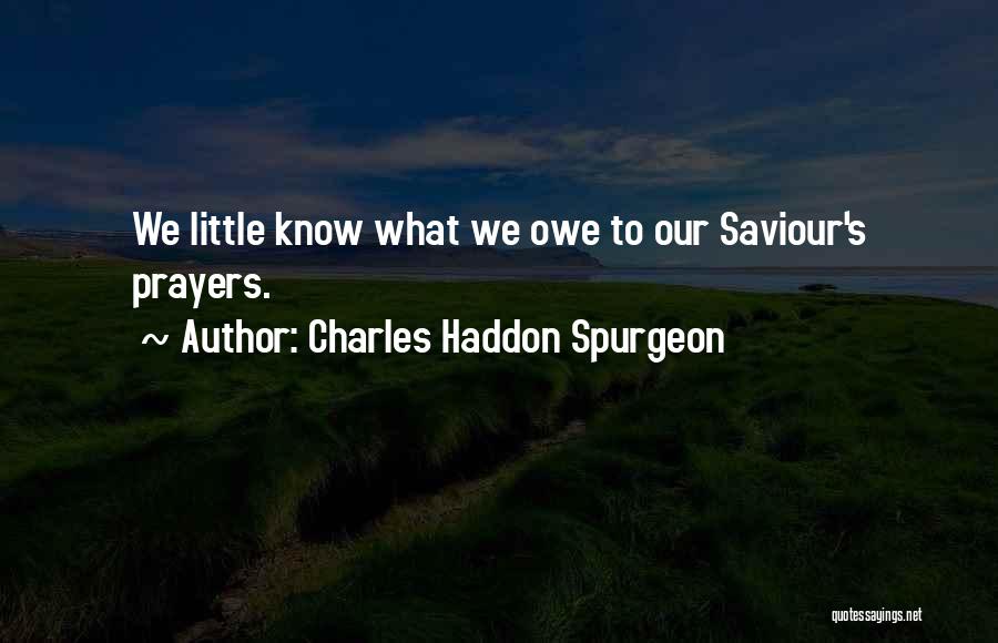 Our Saviour Quotes By Charles Haddon Spurgeon