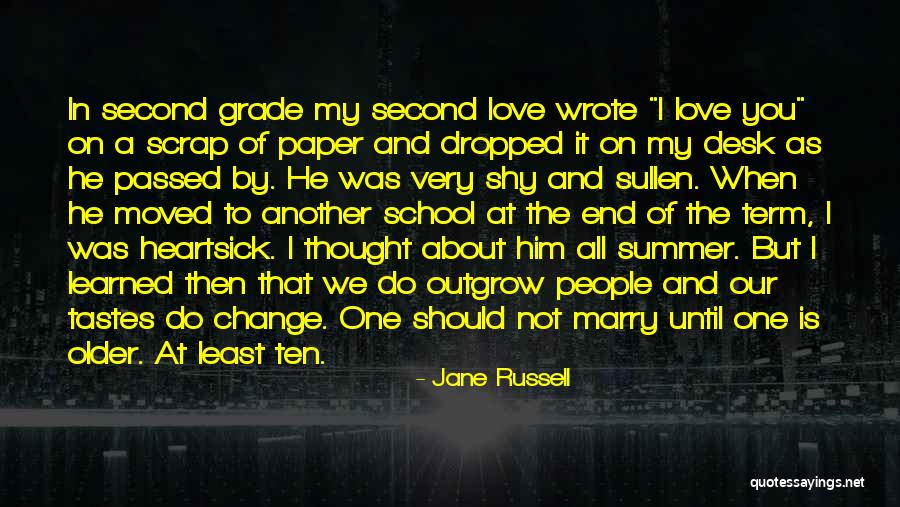 Our School Quotes By Jane Russell Our School Quotes By Jane Russell