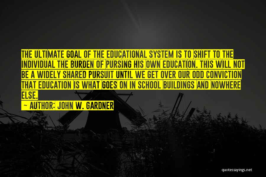 Our School System Quotes By John W. Gardner
