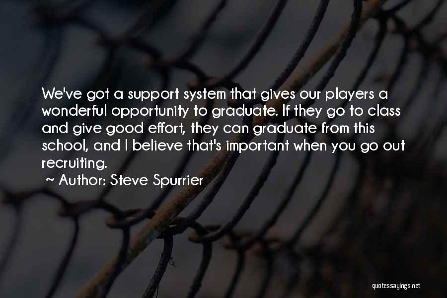 Our School System Quotes By Steve Spurrier