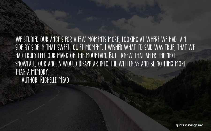 Our Sweet Memory Quotes By Richelle Mead