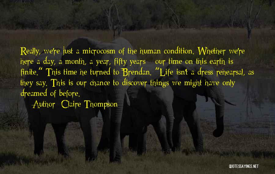 Our Time Here On Earth Quotes By Claire Thompson