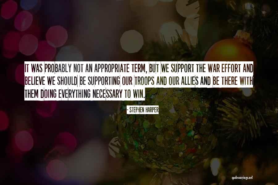 Our Troops Quotes By Stephen Harper Our Troops Quotes By Stephen Harper