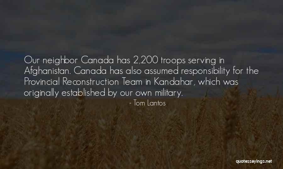 Our Troops Quotes By Tom Lantos Our Troops Quotes By Tom Lantos