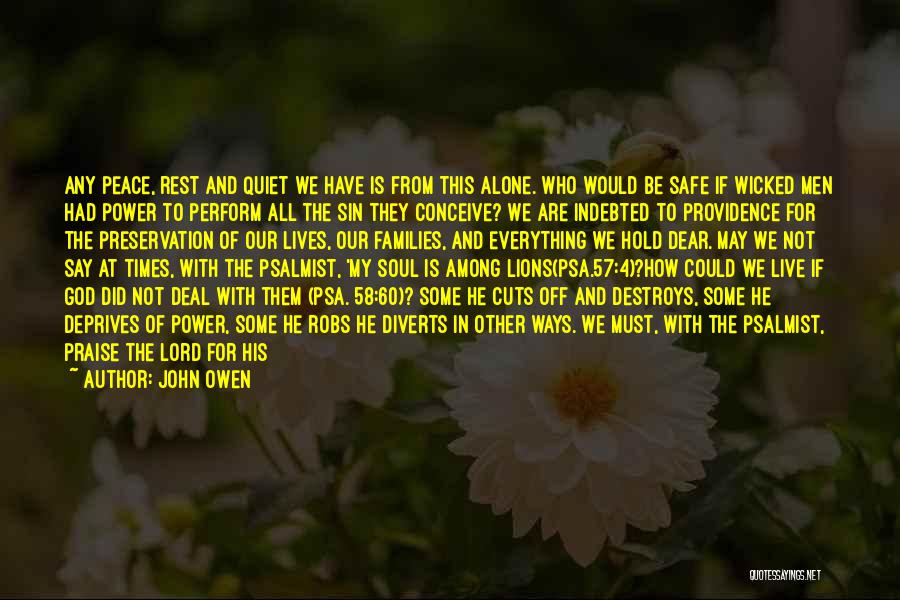 Our Walk With God Quotes By John Owen