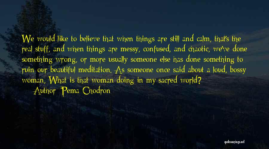 Our World Is Beautiful Quotes By Pema Chodron