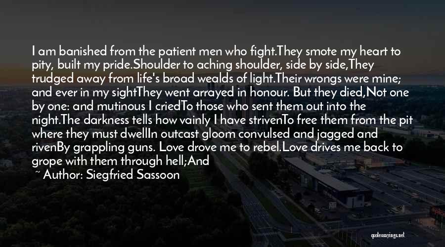 Out Darkness Into Light Quotes By Siegfried Sassoon