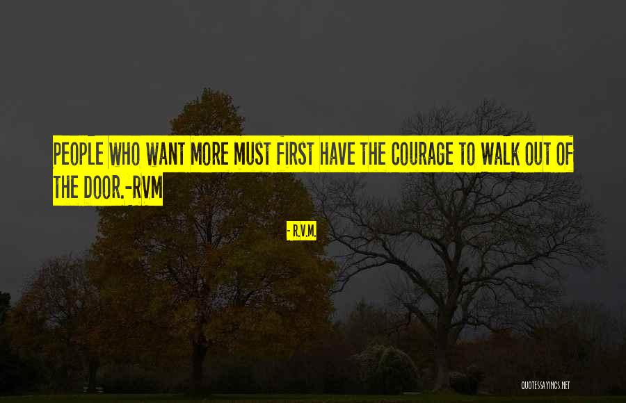 Out Door Quotes By R.v.m.