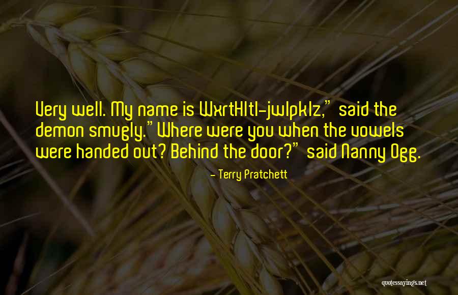 Out Door Quotes By Terry Pratchett