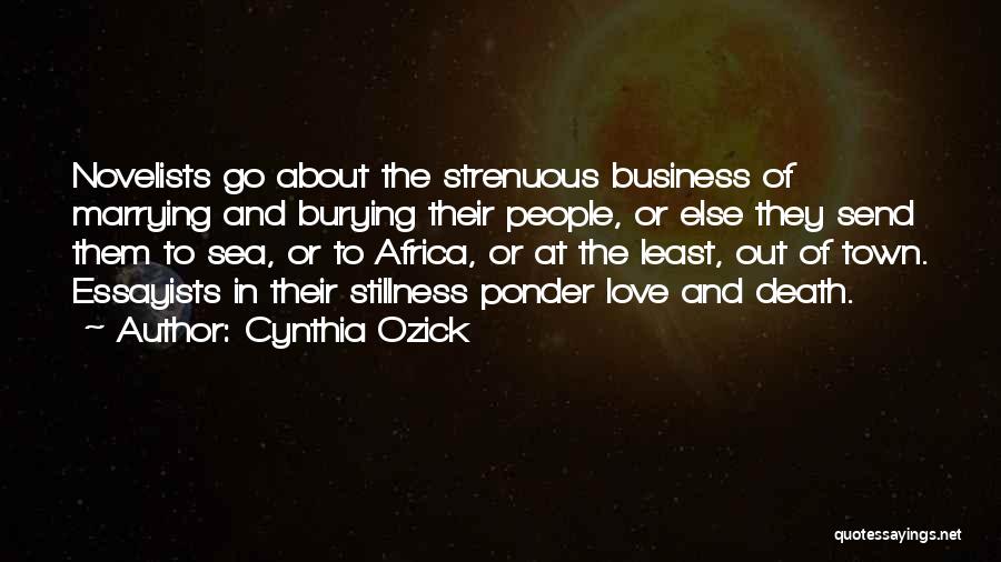 Out Of Africa Love Quotes By Cynthia Ozick