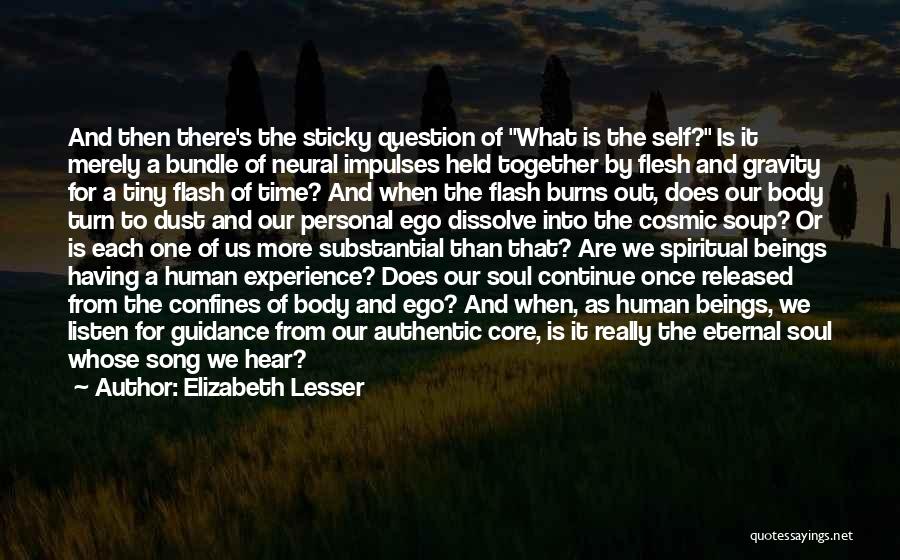 Out Of Body Experience Quotes By Elizabeth Lesser