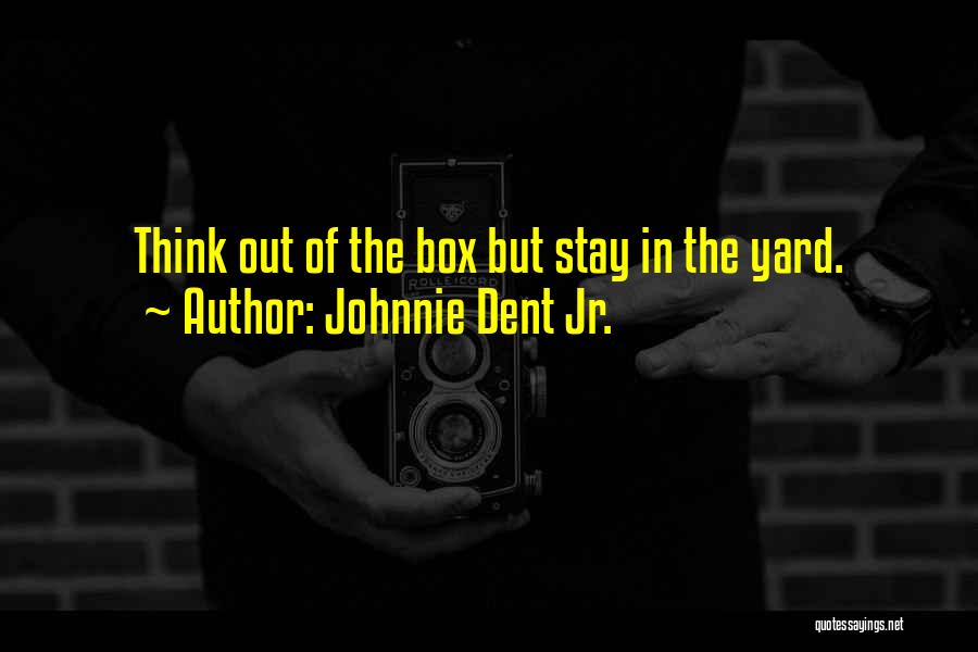 Out Of Box Quotes By Johnnie Dent Jr.