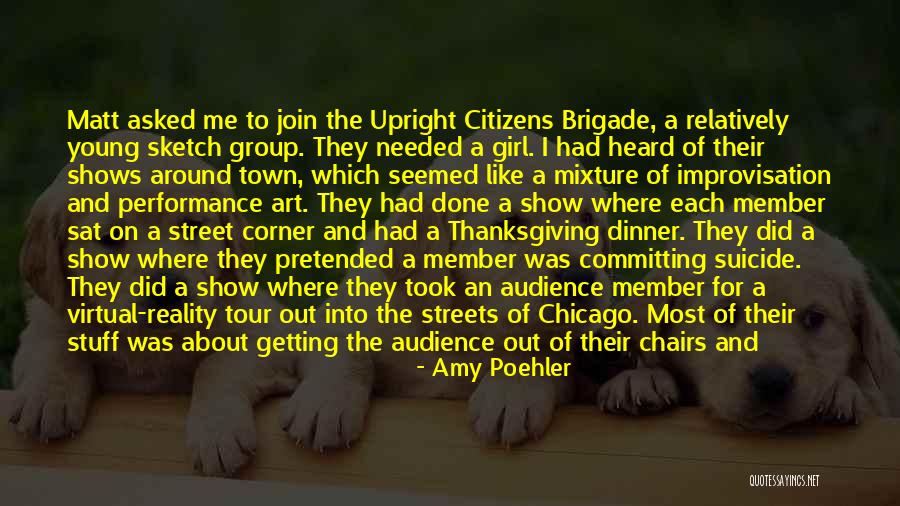 Out Of Comfort Zone Quotes By Amy Poehler Out Of Comfort Zone Quotes By Amy Poehler