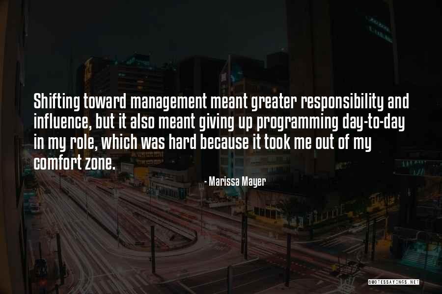 Out Of Comfort Zone Quotes By Marissa Mayer