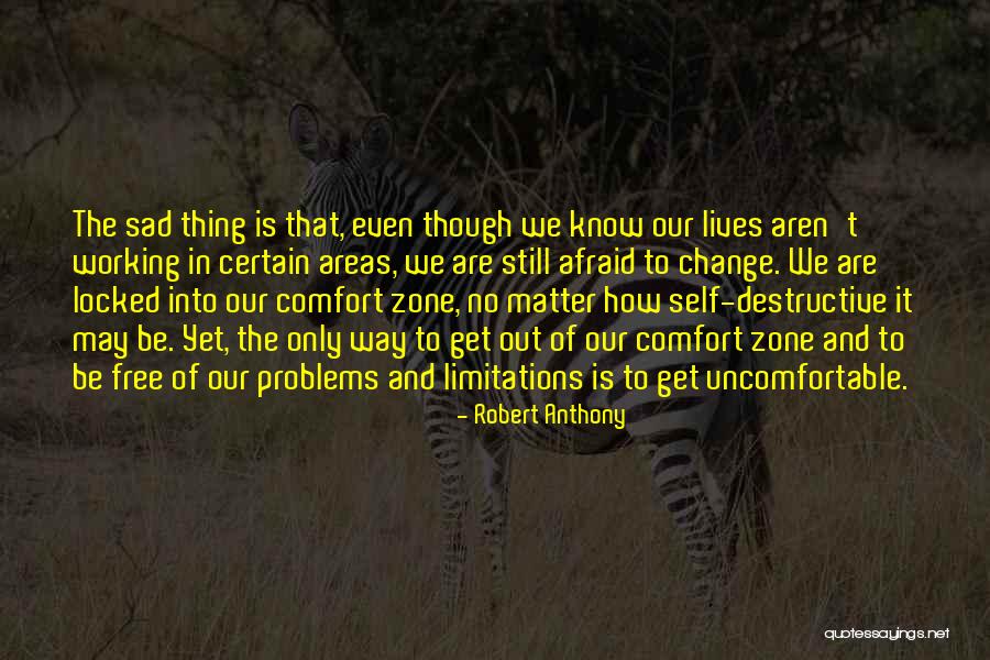 Out Of Comfort Zone Quotes By Robert Anthony