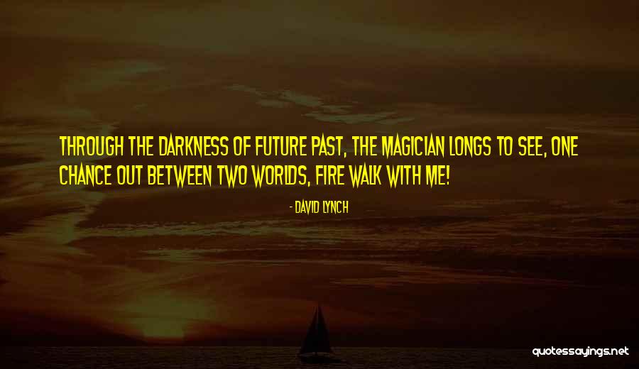 Out Of Darkness Quotes By David Lynch