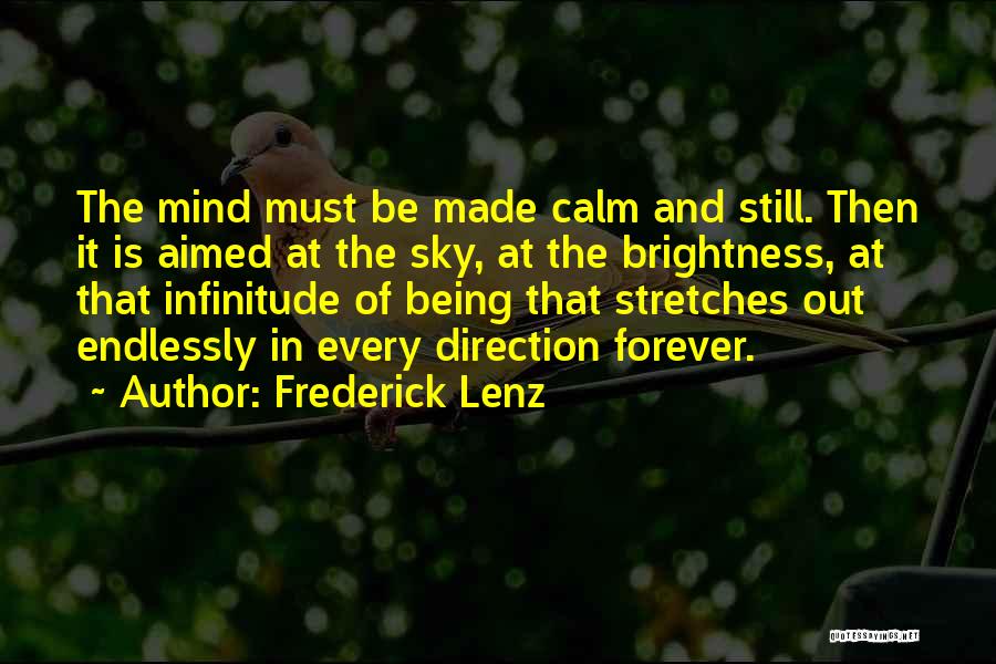 Out Of Mind Quotes By Frederick Lenz