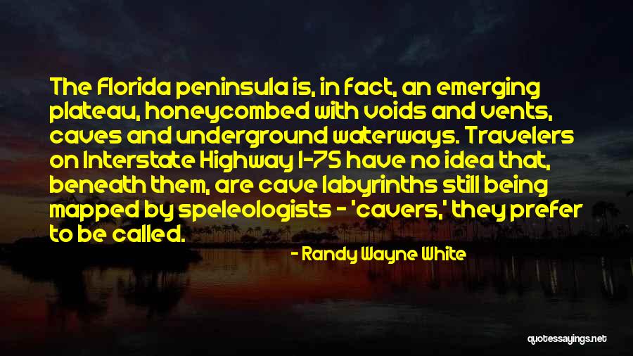 Out Of Our Cave Emerging Quotes By Randy Wayne White Out Of Our Cave Emerging Quotes By Randy Wayne White