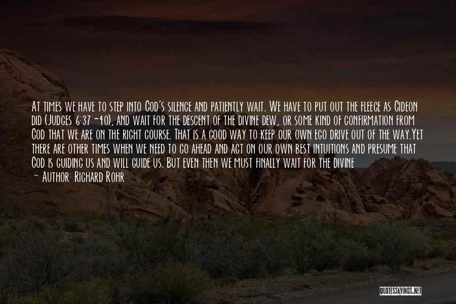 Out Of Patience Quotes By Richard Rohr