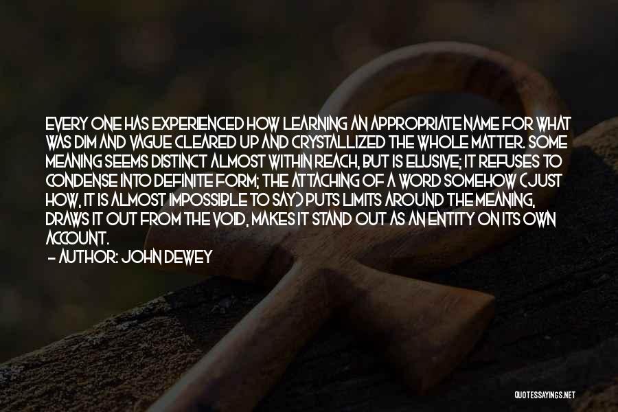 Out Of Reach Quotes By John Dewey