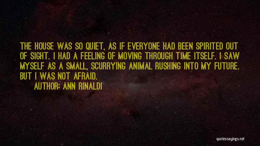 Out Of Sight Out Of Time Quotes By Ann Rinaldi