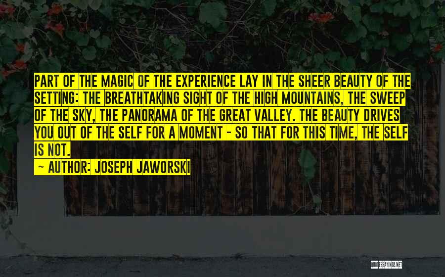 Out Of Sight Out Of Time Quotes By Joseph Jaworski