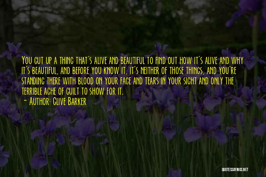 Out Of Sight Quotes By Clive Barker